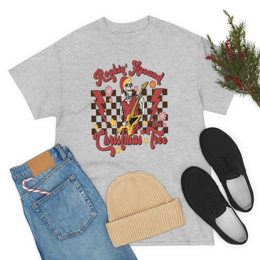 90's Christmas Unisex Heavy Cotton Tee