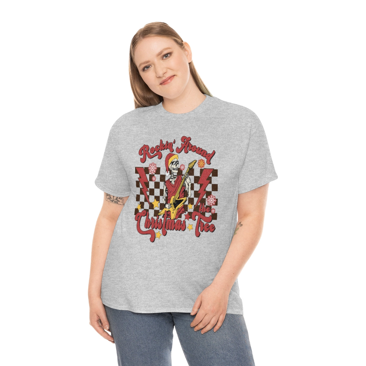 90's Christmas Unisex Heavy Cotton Tee