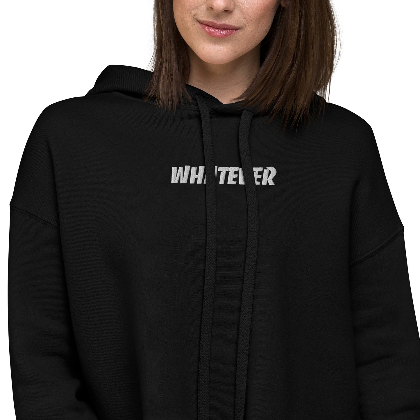 Whatever Crop Hoodie